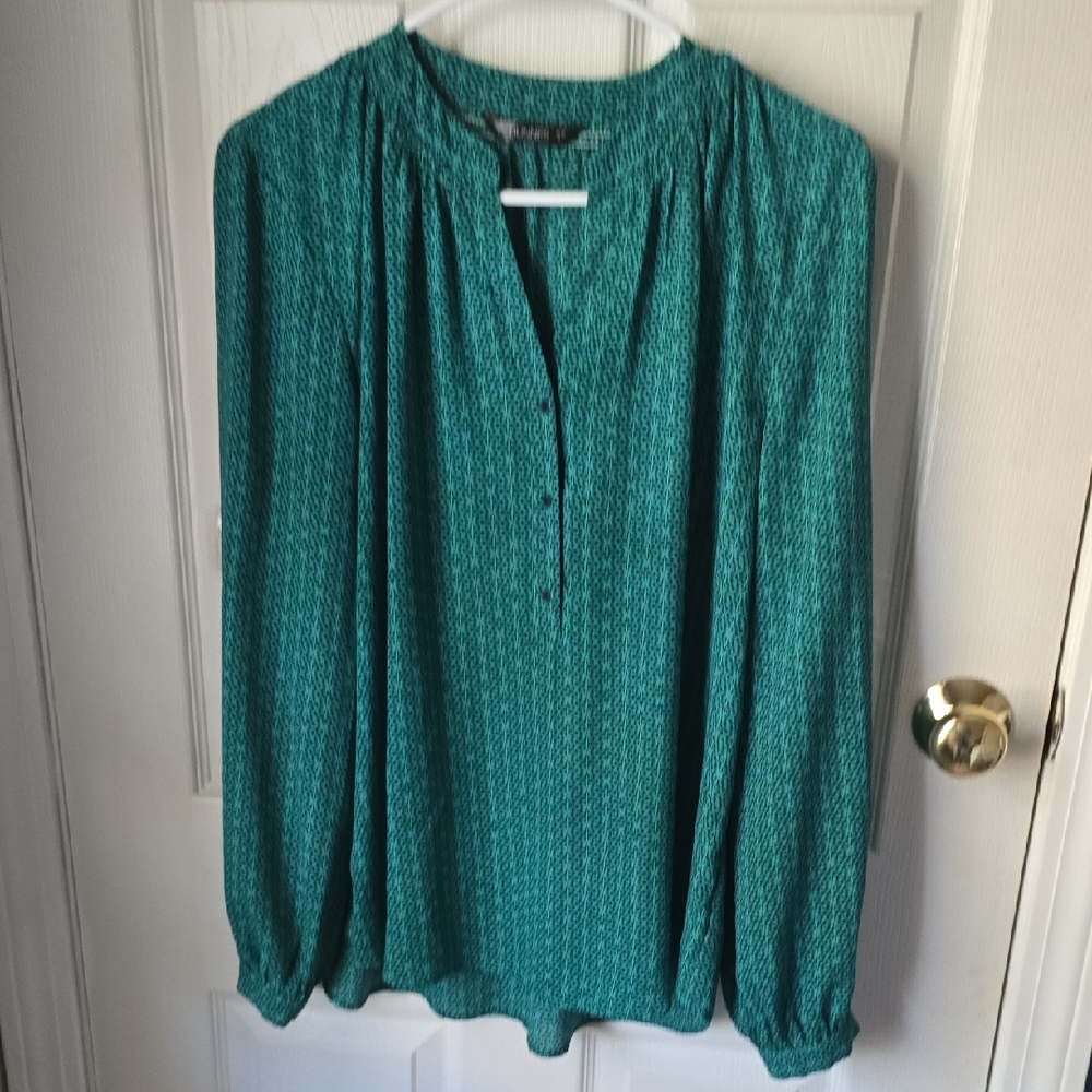 Chic Teal Blouse for Women. And 1 Blue